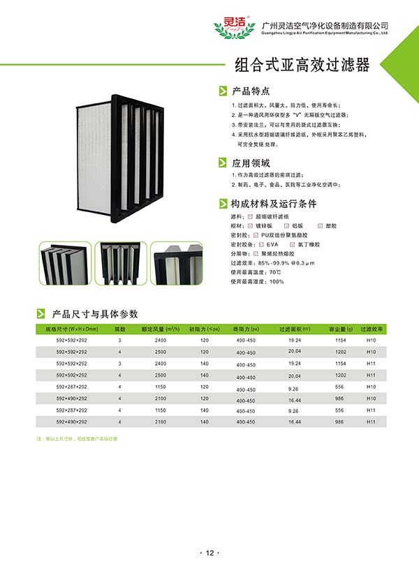 组合式亚高效过滤器指的是哪种过滤器 组合式亚高效过滤器指的是哪种过滤器